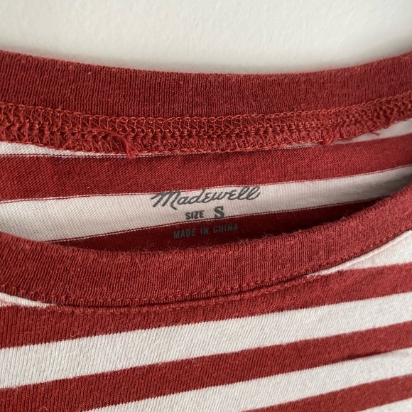Madewell striped long sleeve tee, size small - Picture 4 of 4